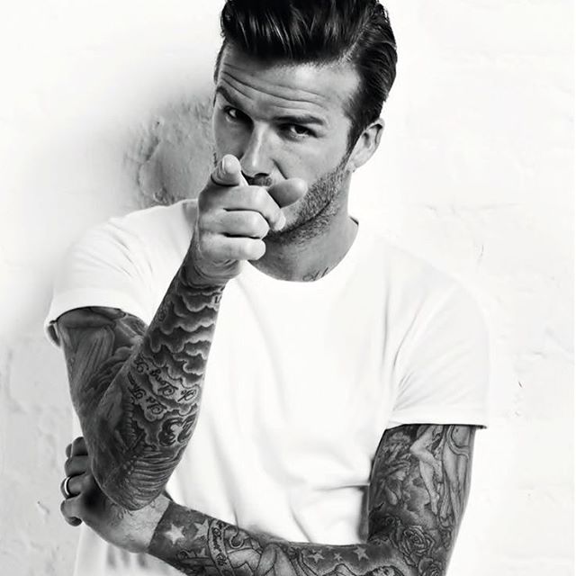 David beckham full sleeve tattoos