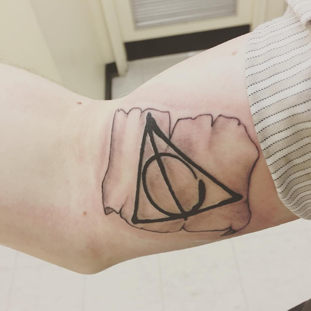 Deathly hallows tattoo 1