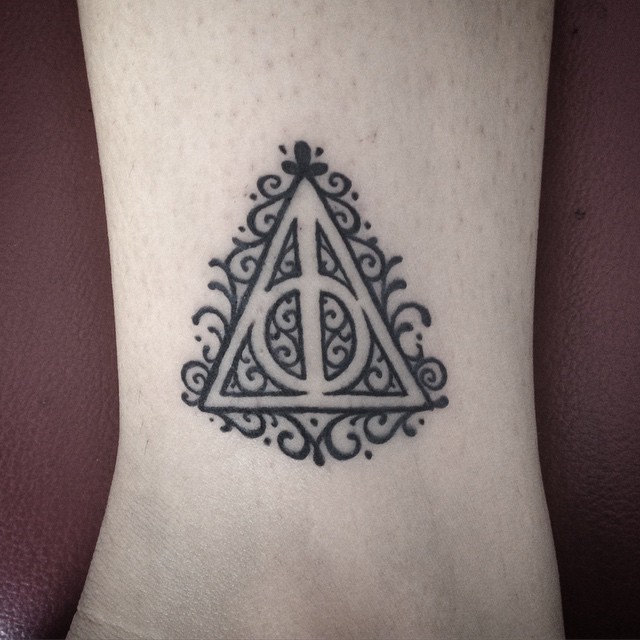 Deathly hallows tattoo 2