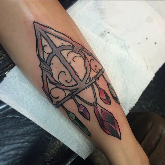 Deathly hallows tattoo 3