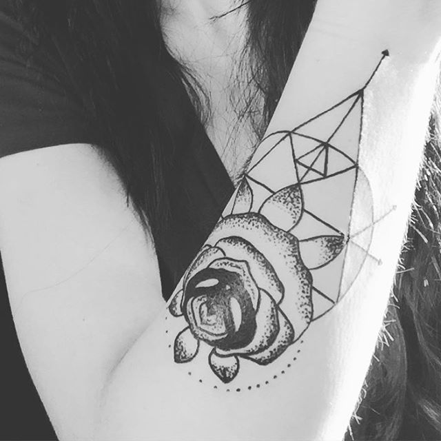 Geometric Tattoo on Forearm