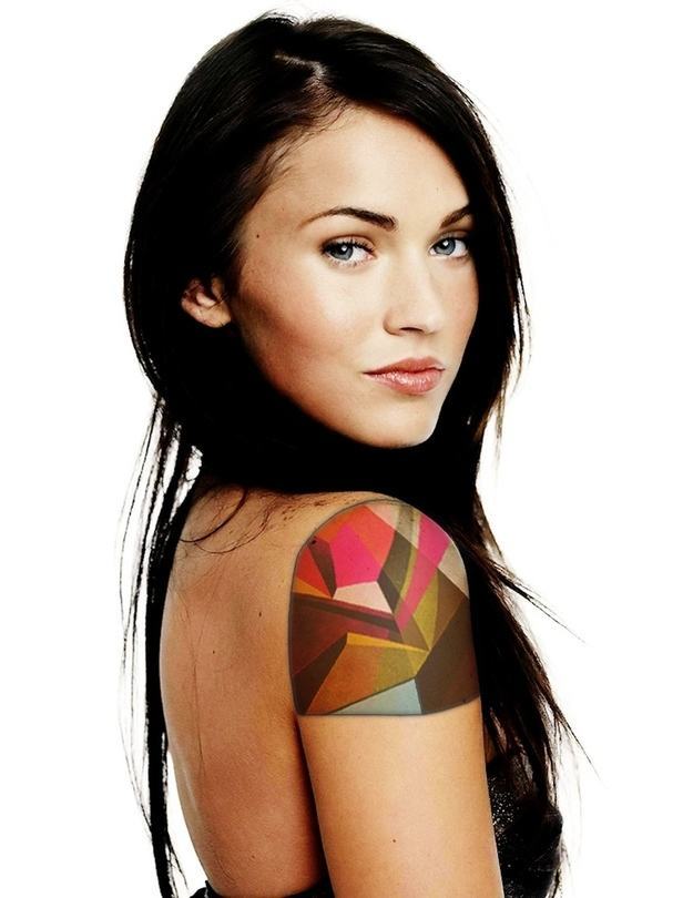 Geometric Colorful Tattoo