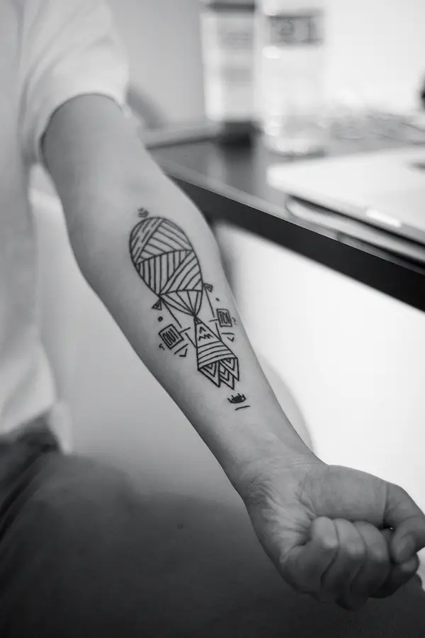 geometric tattoo Houston