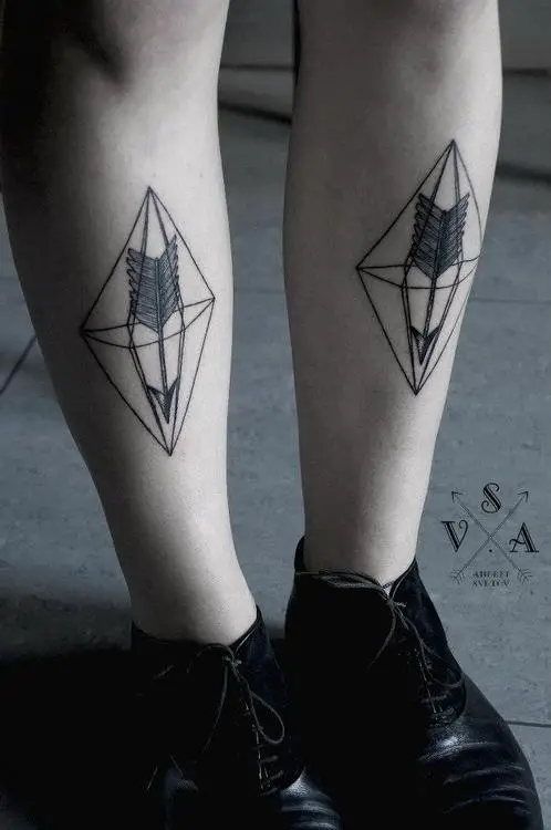 Geometric Arrow Tattoo Ideas