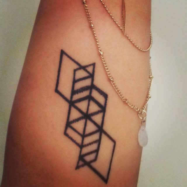 geometric tattoo drawings