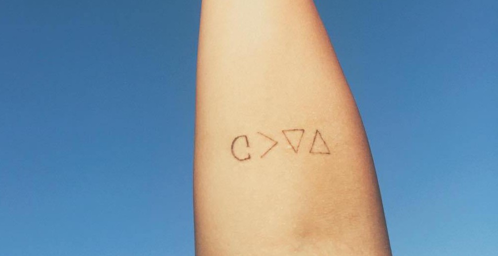 God is greater than the ups and downs tattoo ideas