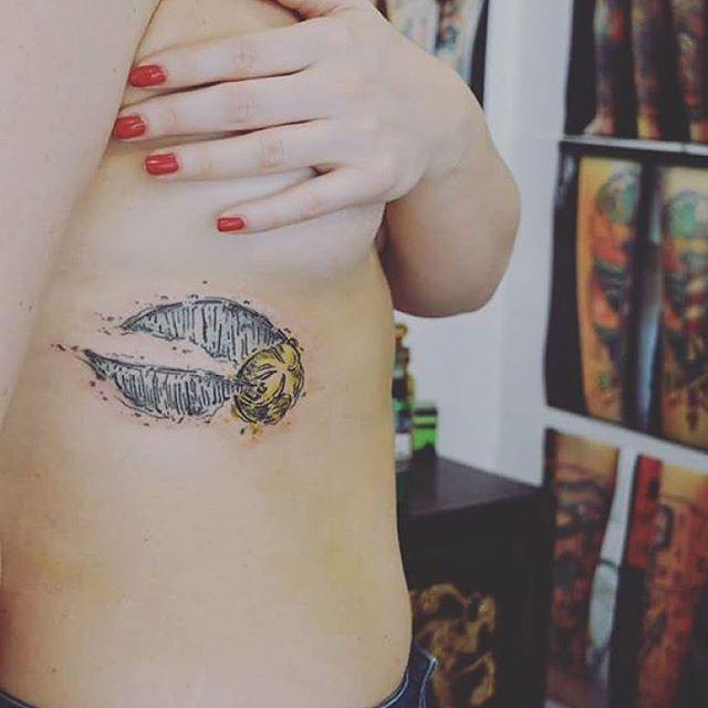 Harry potter golden snitch tattoos 9