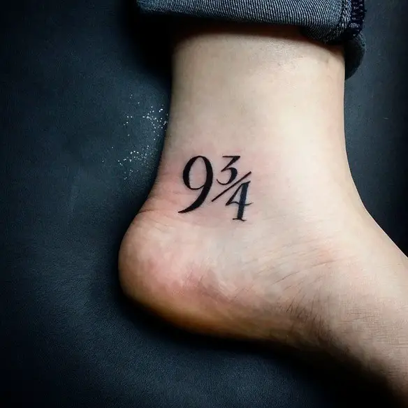 Nine and three quarters tattoo 6