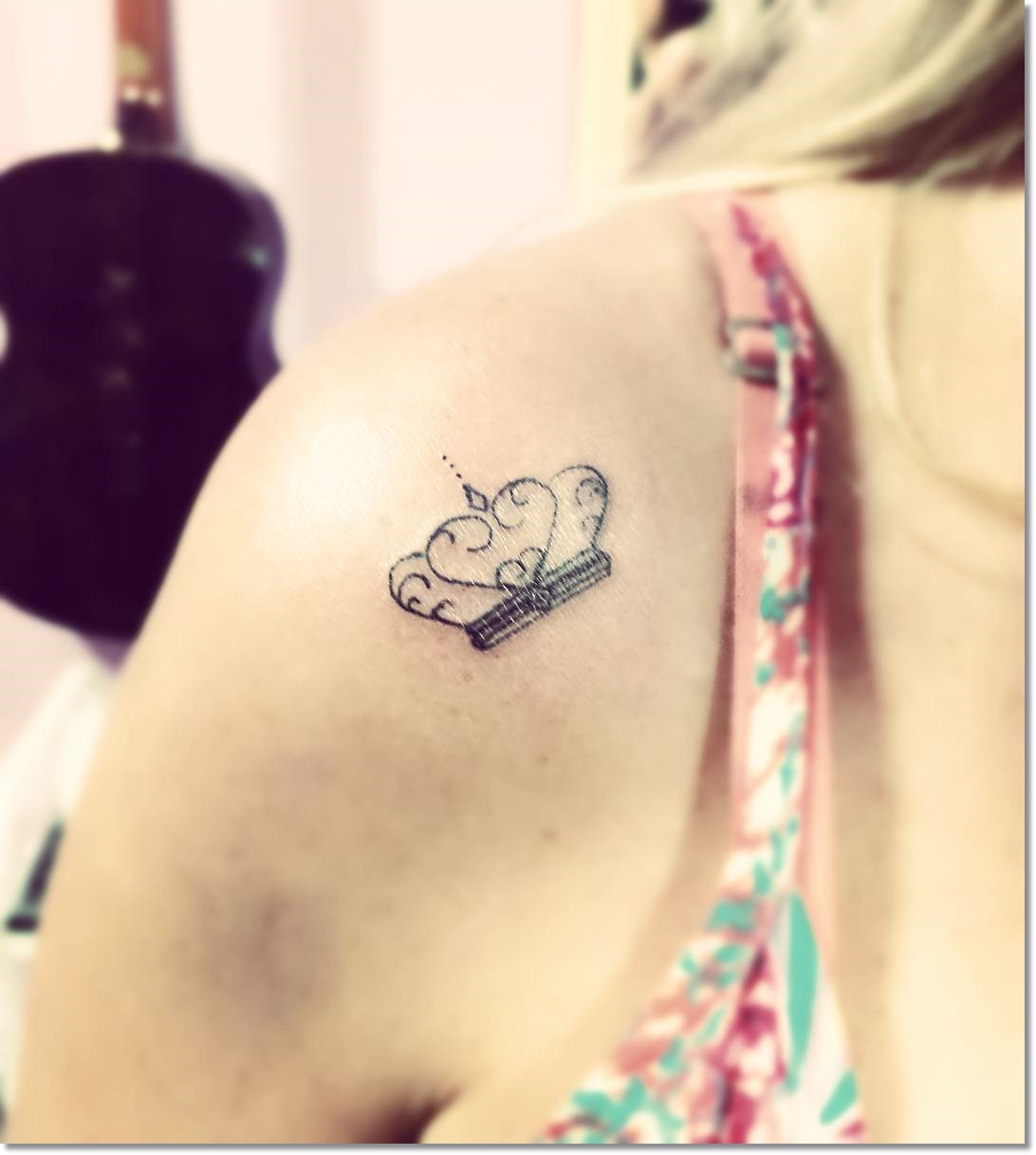 Cute Small Crown Tattoo