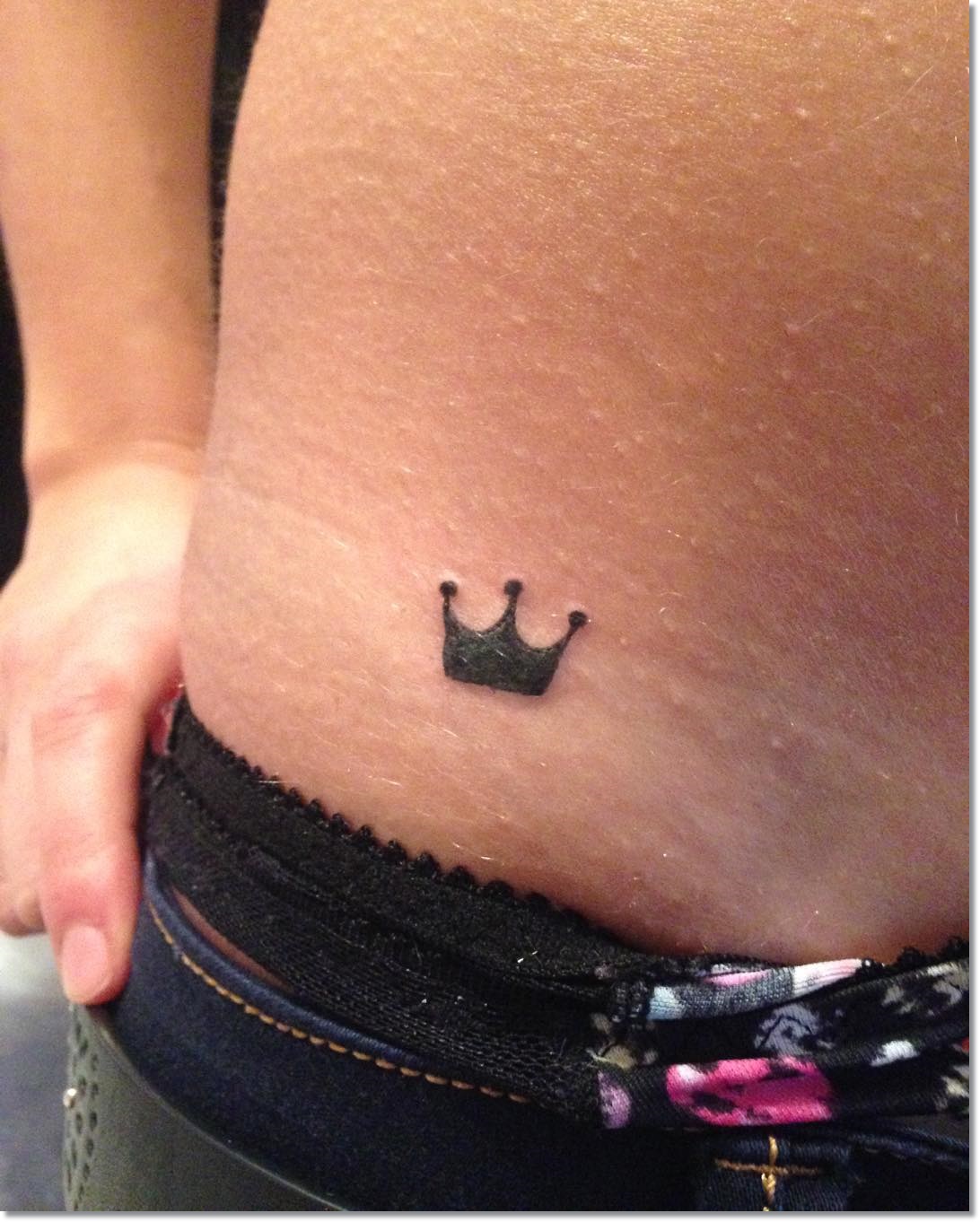 Small Crown Tattoos for Women 9