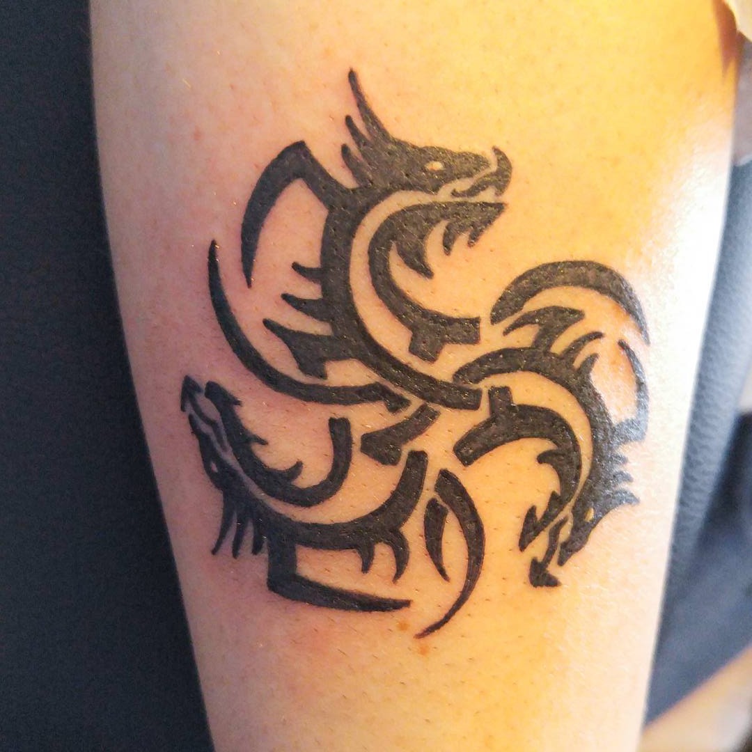 Tribal Dragon Tattoos for Women