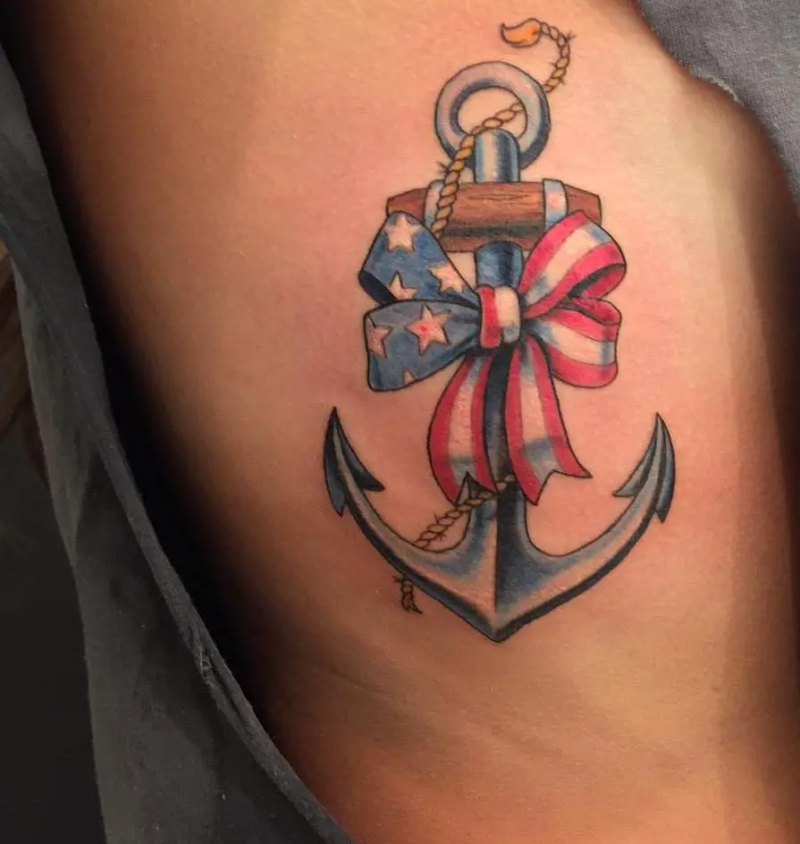 anchor tattoos on ribs