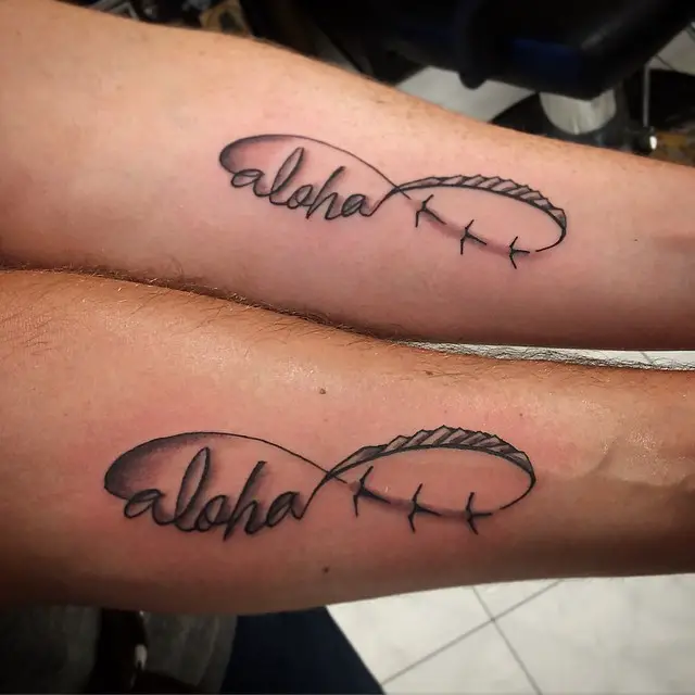 best friend Hawaiian tattoo