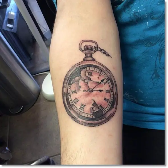 black-steampunk-pocket-watch-tattoo-ideas