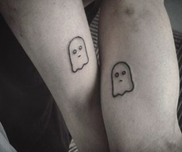 brother and sister ghost tattoo designs
