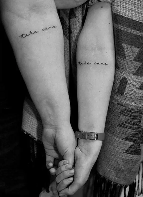 brother and sister sibling tattoos
