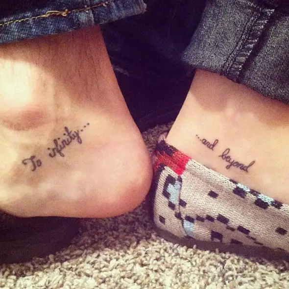 brother sister angkle tattoo