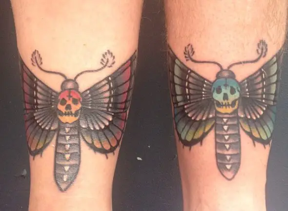 brother sister tattoo butterfly