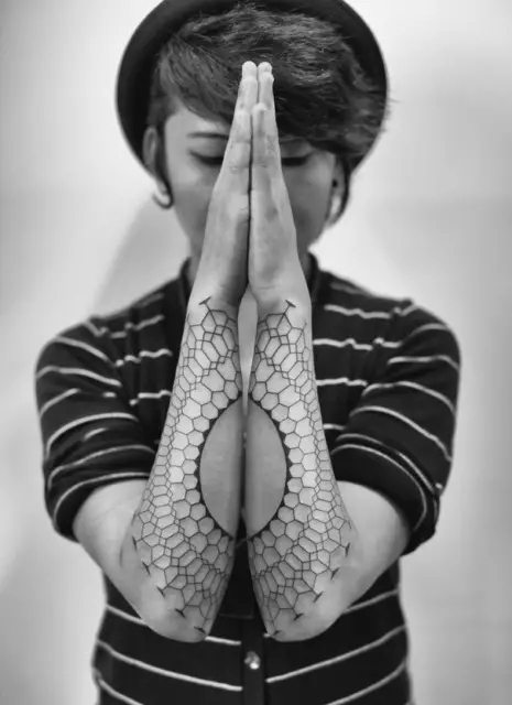 geometric tattoo ideas pinterest