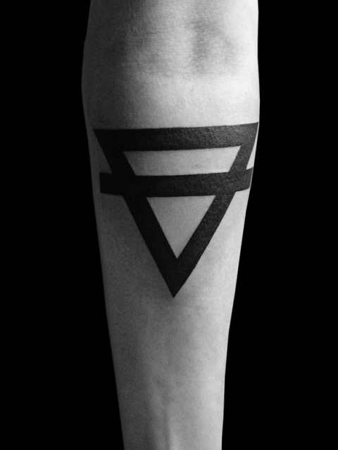 geometric tattooing