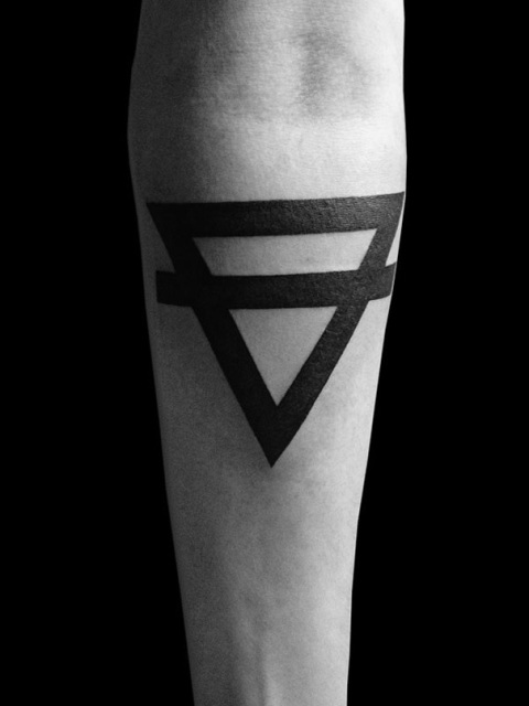 geometric tattooing