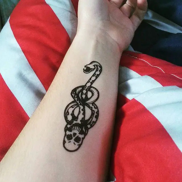 harry potter snake tattoo