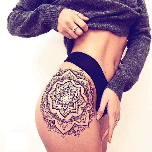 mandala tattoo placement for women