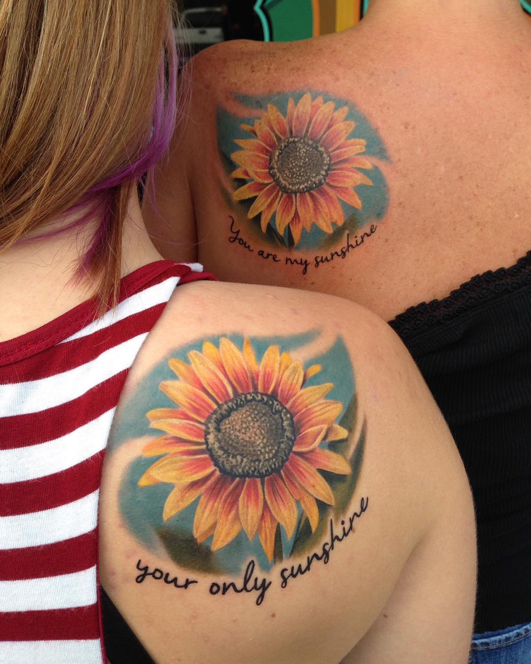 Your only sunshine tattoo example