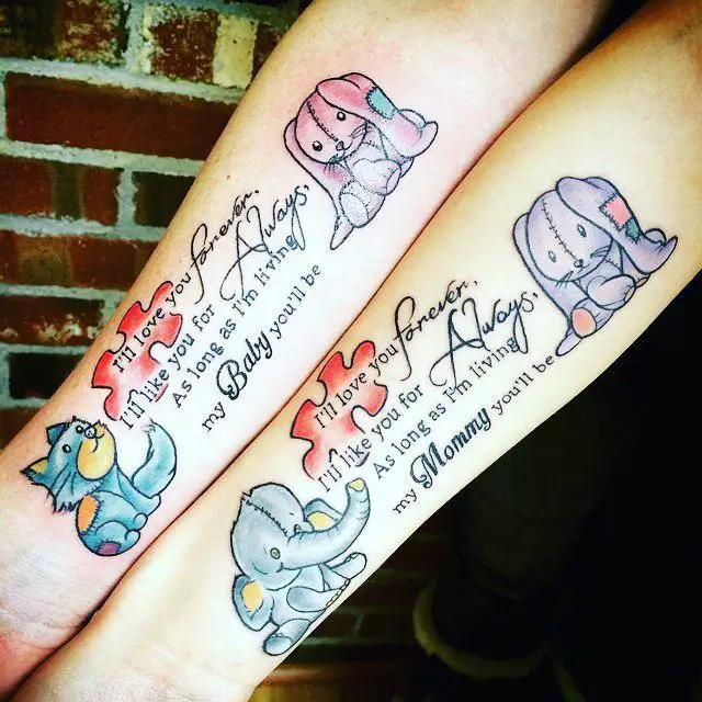 mother daughter tattoo ideas pictures