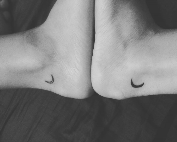 small tattoos between brother and sister