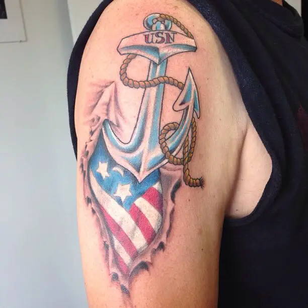 us navy anchor tattoos