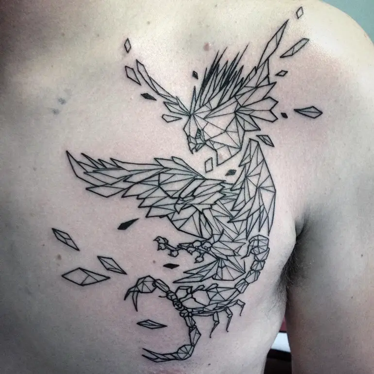 Scorpion-Eagle-Phoenix-Tattoo-Designs