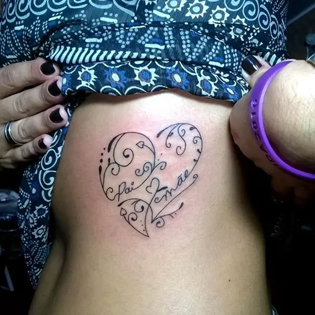 Tattoos Hearts with Names-11