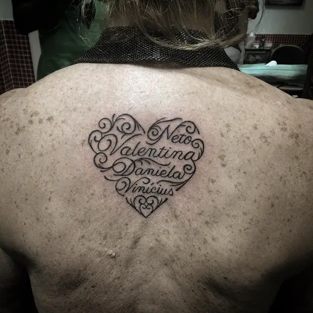 Tattoos Hearts with Names-25