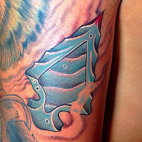 arrowhead custom tattoo neo traditional eternal ink