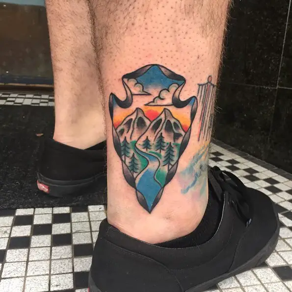 arrowhead mountain tattoo