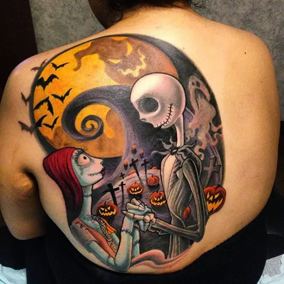 53 Cool Nightmare Before Christmas Tattoo Designs