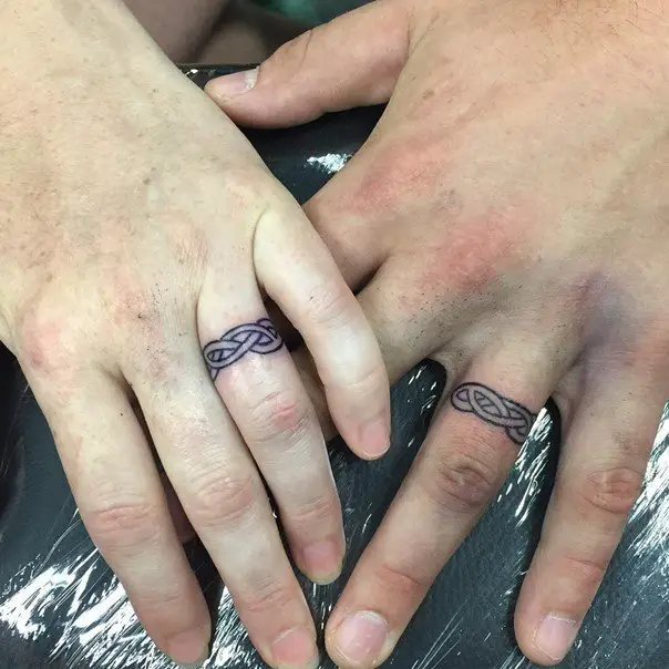 celtic wedding ring tattoos