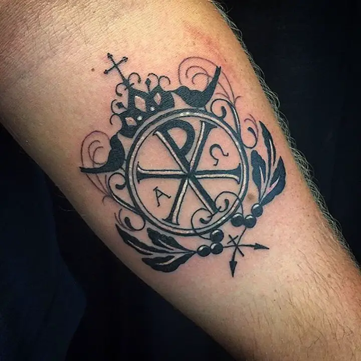 chi-rho-cross-tattoo-design