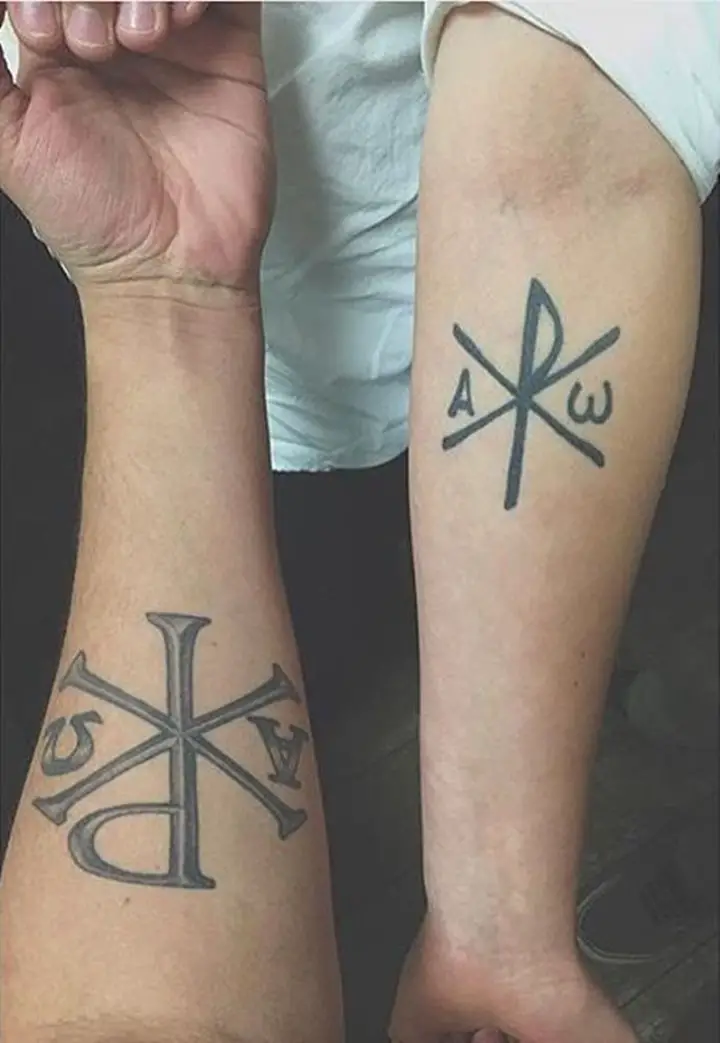 chi-rho-tattoo-on-forearm