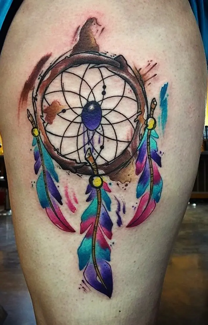 colorful dream catcher-2