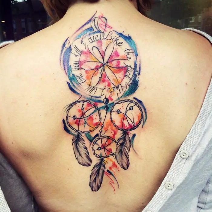 dream catcher tattoo-7