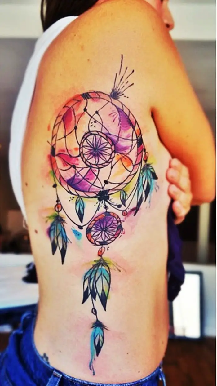 dream catcher tattoo-9