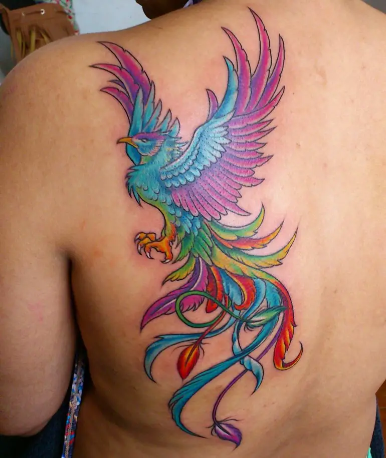 colorfull-phoenix-tattoo-for-men