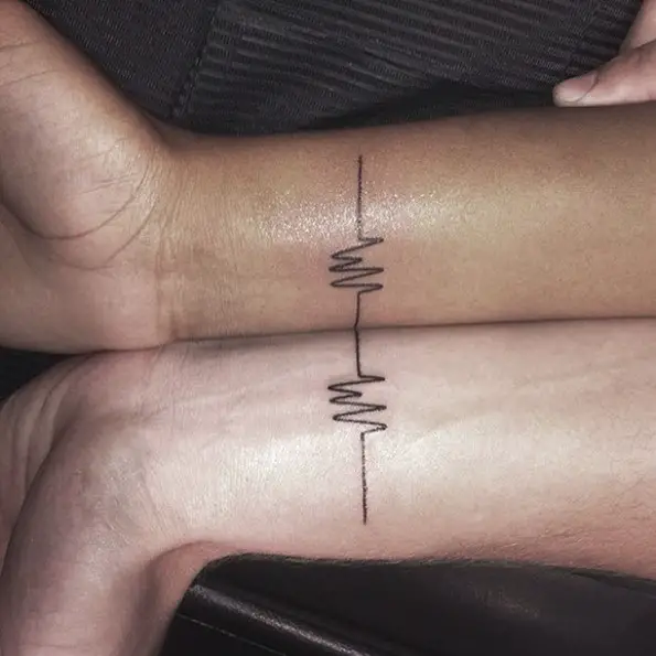 couple lifeline tattoo 7