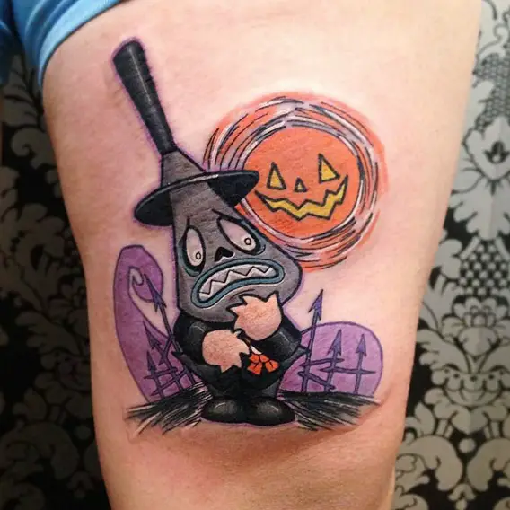 halloween nightmare before christmas tattoos