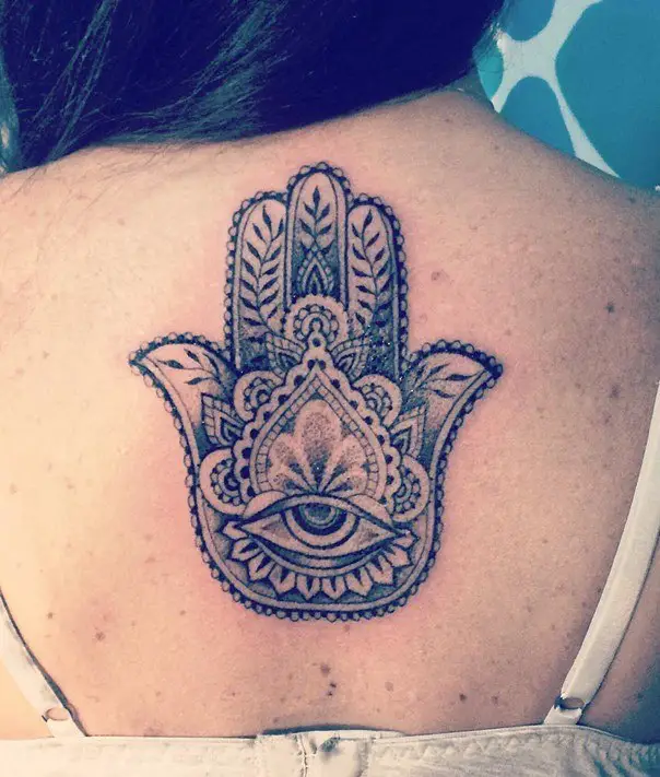 hamsa hand tattoos-18