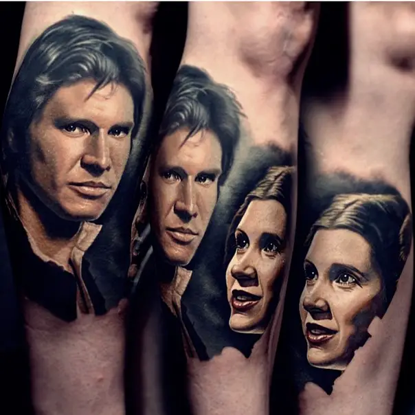 han solo star wars tattoo-10