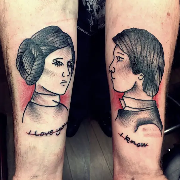 han solo star wars tattoo-3