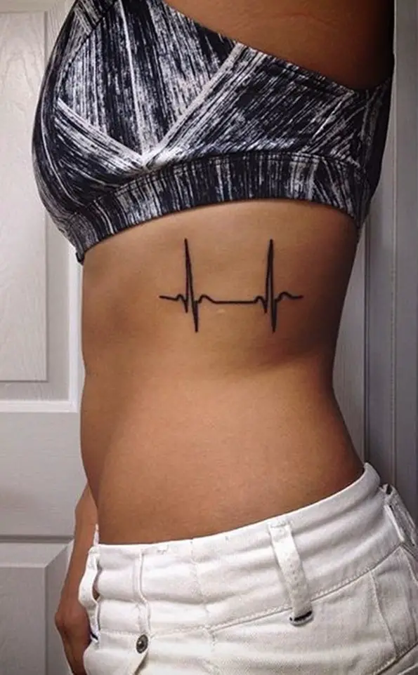 heartbeat lifeline tattoo-13